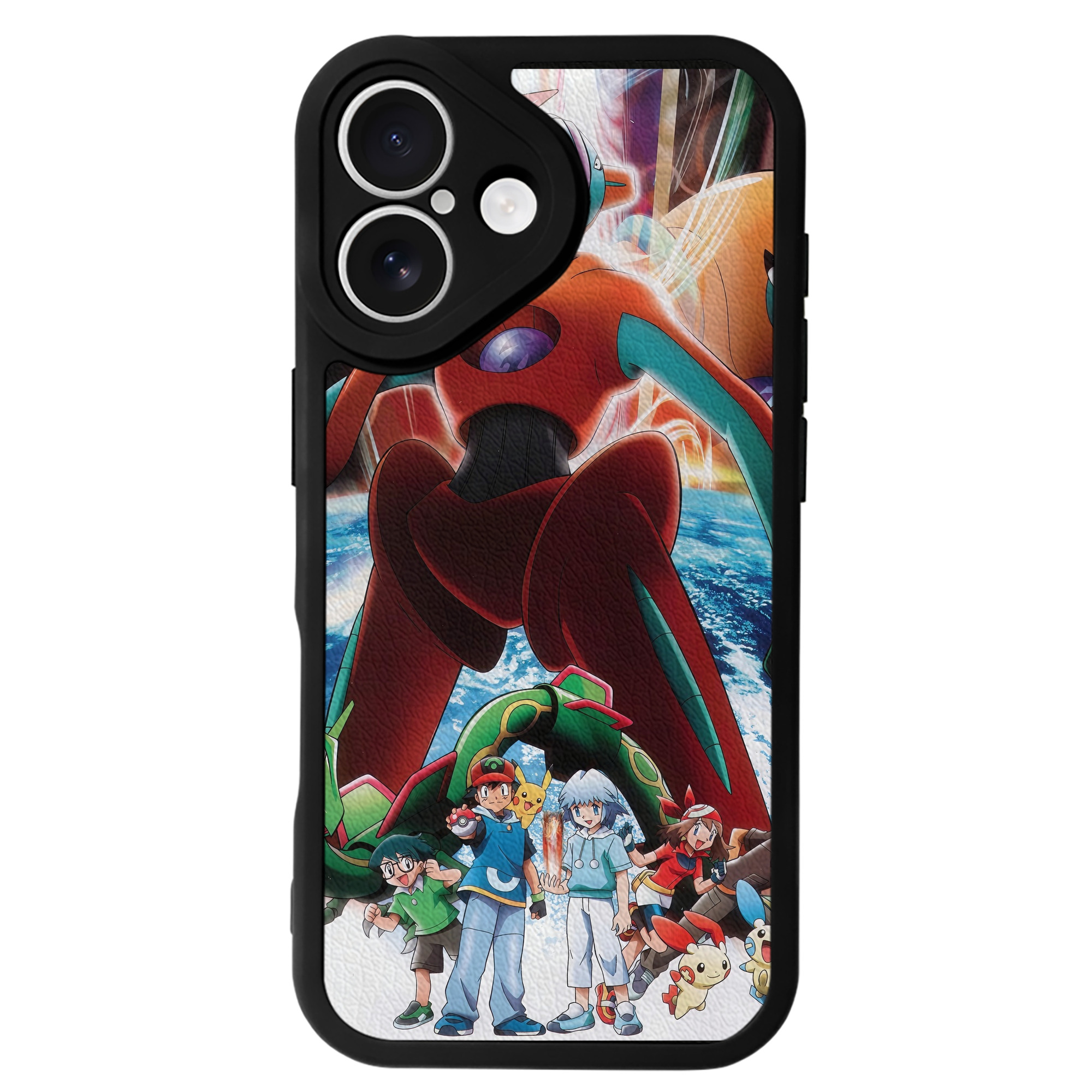 （画像用） ポケットモンスター Pokémon 【iPhone 16シリーズ対応】シリコンスマホケース（レザー調） 材質：シリコン